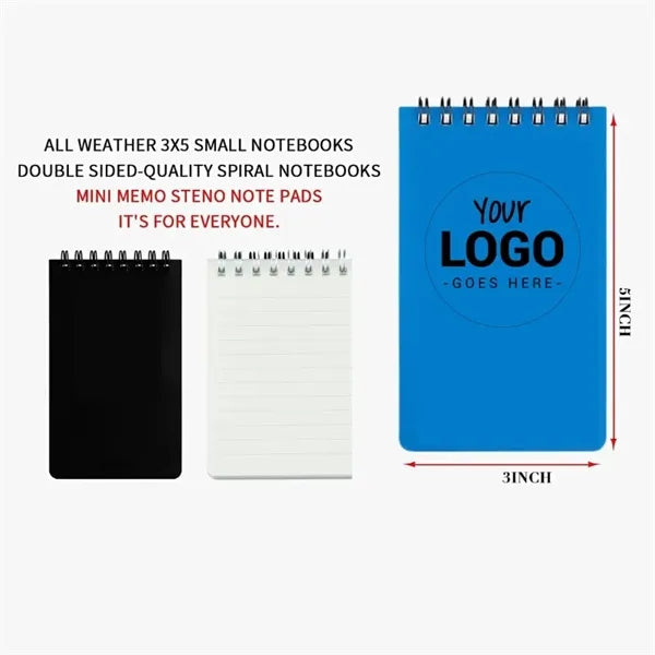 Pocket Notebook Wirebound Spiral Steno Memo Plan Notepad