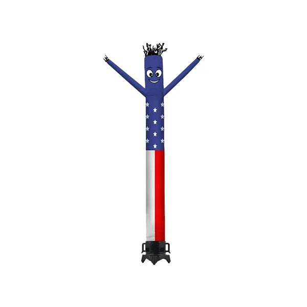 American Flag Inflatable Tube Man with Blower
