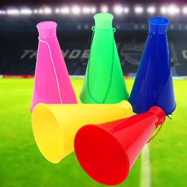 Lightweight Colorful Durable Plastic Cheering Megaphone