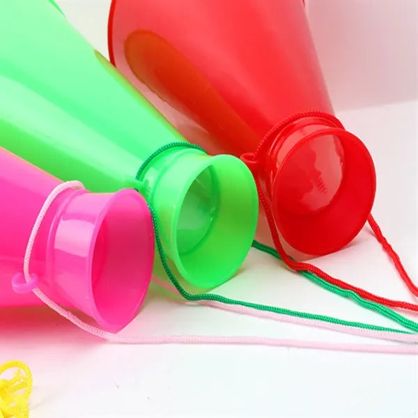 Lightweight Colorful Durable Plastic Cheering Megaphone