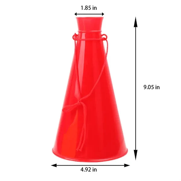 Lightweight Colorful Durable Plastic Cheering Megaphone