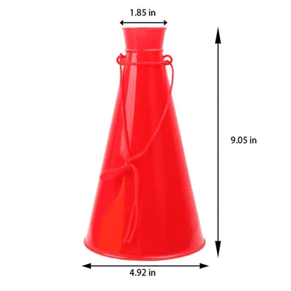 Lightweight Colorful Durable Plastic Cheering Megaphone