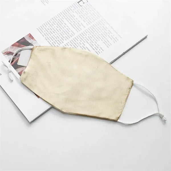 Adjustable Skin-Friendly Breathable Smooth Silk Face Mask