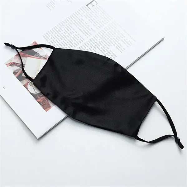 Adjustable Skin-Friendly Breathable Smooth Silk Face Mask