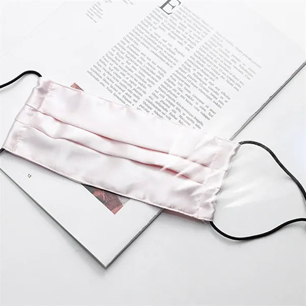 Adjustable Breathable Moisture-Wicking Pure Silk Face Mask