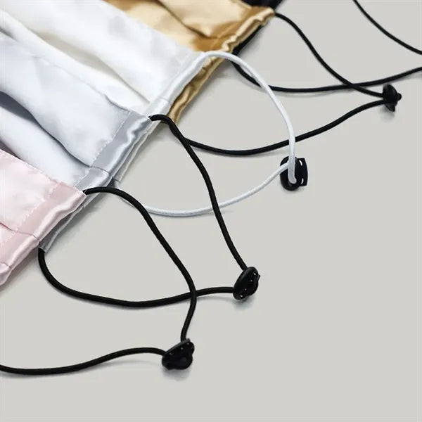 Adjustable Breathable Moisture-Wicking Pure Silk Face Mask