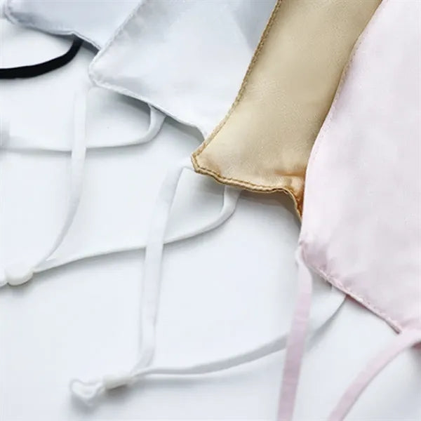 Adjustable Breathable Moisture-Wicking Pure Silk Face Mask