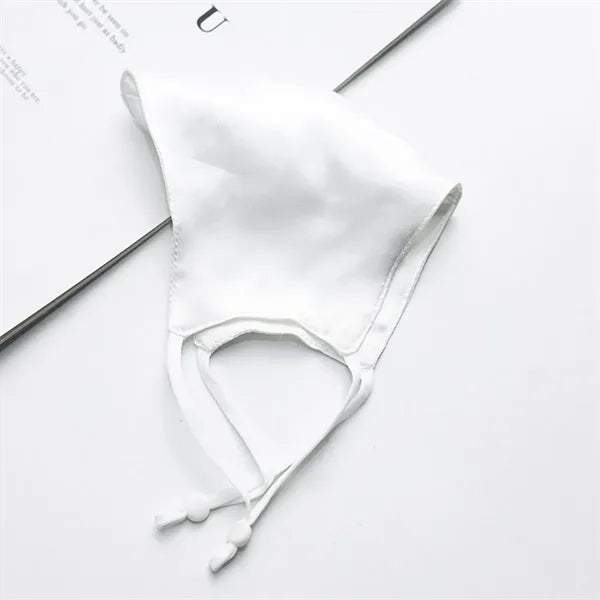 Adjustable Breathable Moisture-Wicking Pure Silk Face Mask
