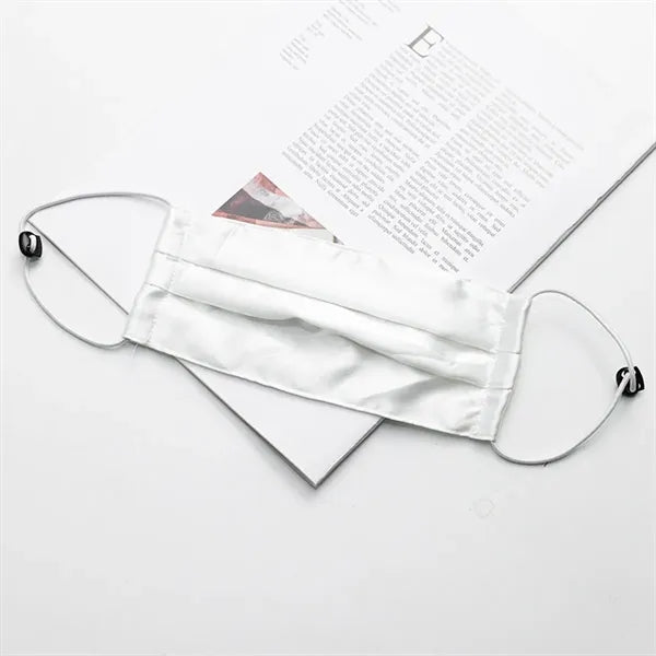 Adjustable Breathable Moisture-Wicking Pure Silk Face Mask