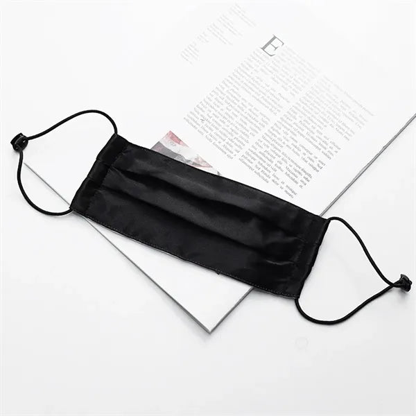 Adjustable Breathable Moisture-Wicking Pure Silk Face Mask