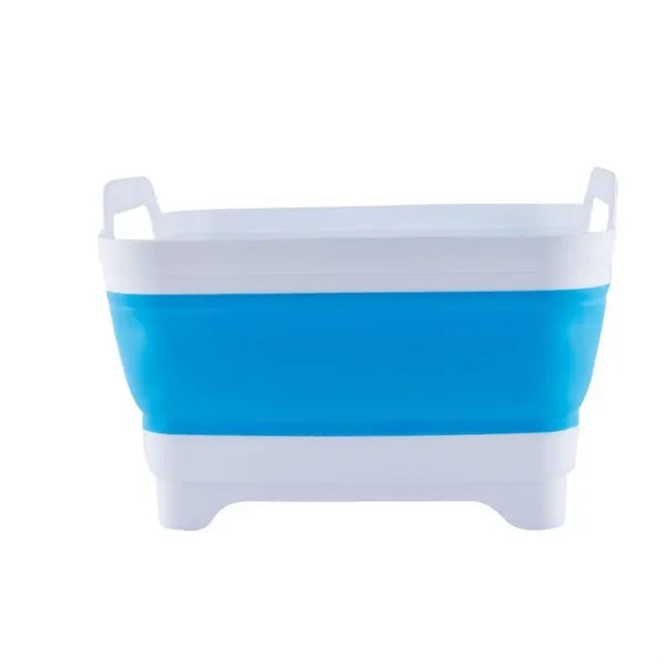 Collapsible Space-Saving Portable Basin with Drain Plug