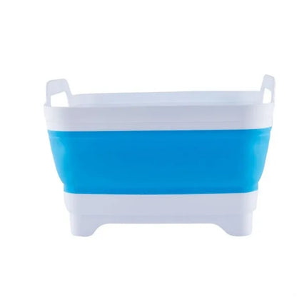 Collapsible Space-Saving Portable Basin with Drain Plug