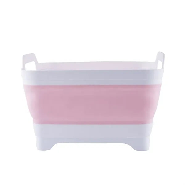 Collapsible Space-Saving Portable Basin with Drain Plug
