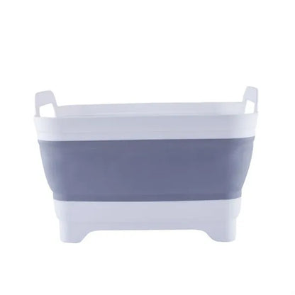 Collapsible Space-Saving Portable Basin with Drain Plug