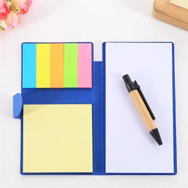 Compact Sticky Note and Pen Set