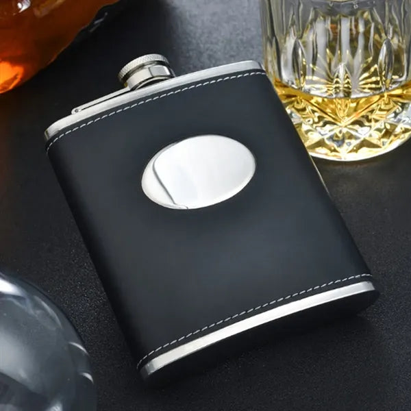 Premium Stainless Steel Flask Set with Shot Cups