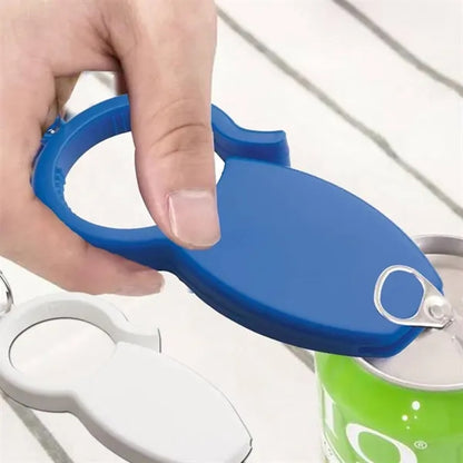 Multi-Function Bottle Can Opener Keychain