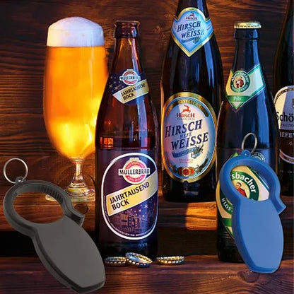 Multi-Function Bottle Can Opener Keychain