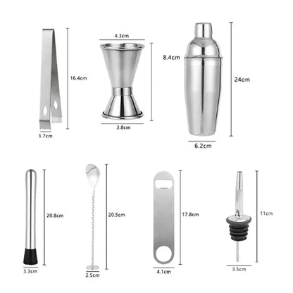 8-in-1 21Oz. Professional Cocktail Shaker Set
