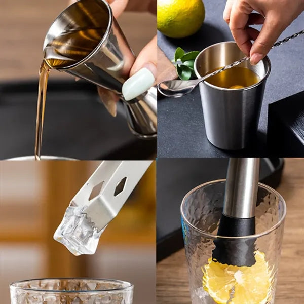 8-in-1 21Oz. Professional Cocktail Shaker Set