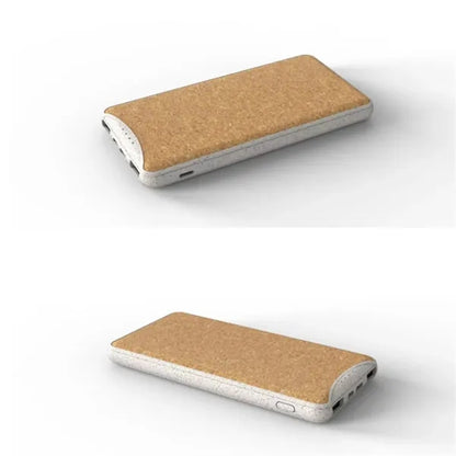 10000Ma Eco-Friendly Cork Finish Solar Power Bank