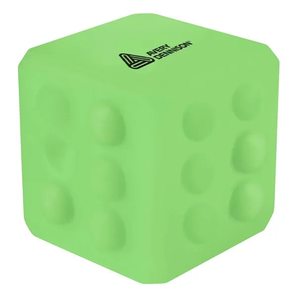 Glow in The Dark Square Push Pop Ball