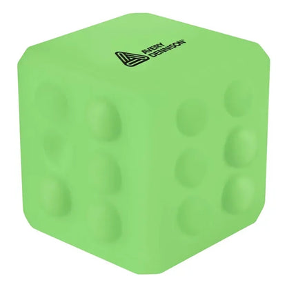Glow in The Dark Square Push Pop Ball