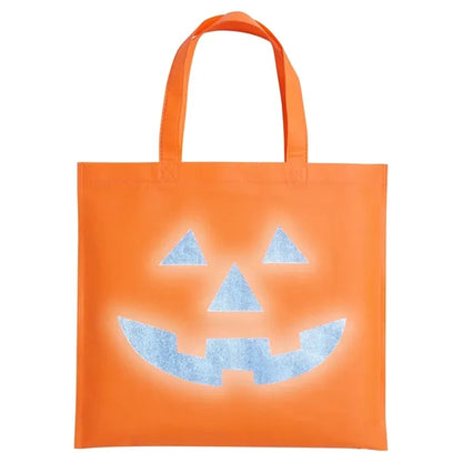 Halloween Pumpkin Reflective Tote Bag