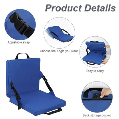Portable Stadium Seat Cushion Folding Bleacher Seat