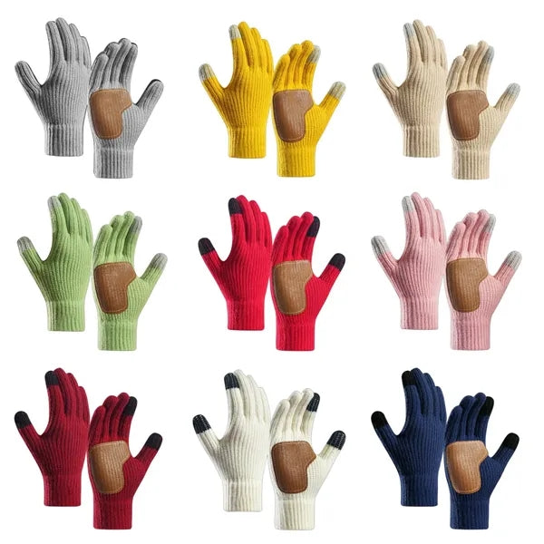 Unisex Winter Gloves Touchscreen Non-Slip Warm Gloves