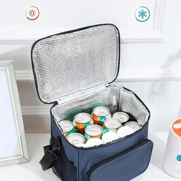 Large Capacity Leakproof Multi-Pocket Insulated Lunch Tote