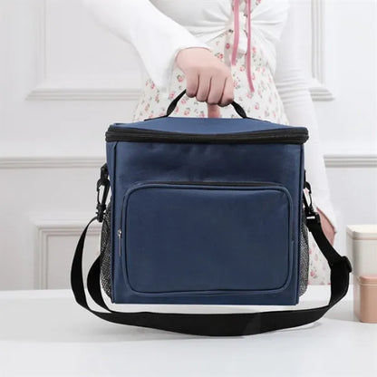 Large Capacity Leakproof Multi-Pocket Insulated Lunch Tote