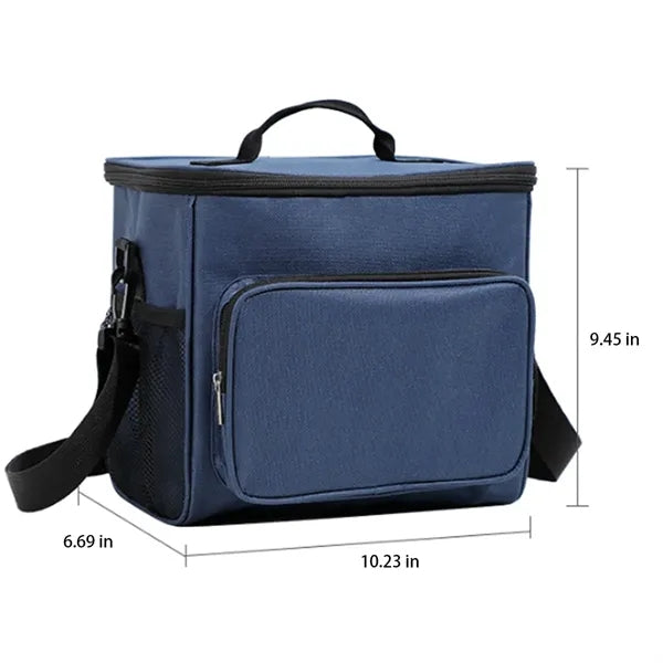 Large Capacity Leakproof Multi-Pocket Insulated Lunch Tote