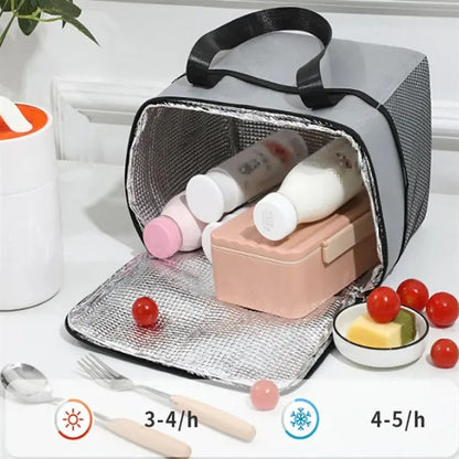 Spacious Waterproof Multi-Pocket Insulated Oxford Cooler Bag