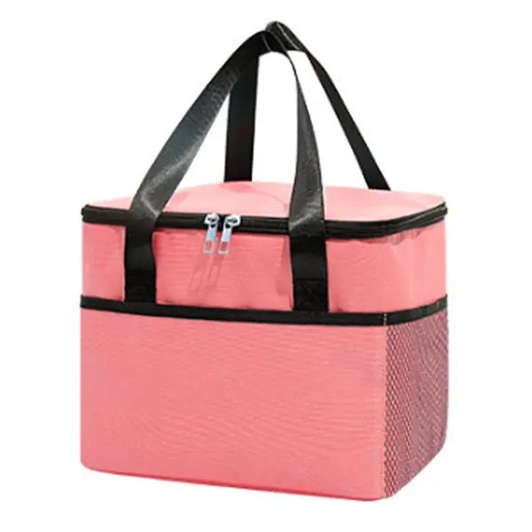 Spacious Waterproof Multi-Pocket Insulated Oxford Cooler Bag