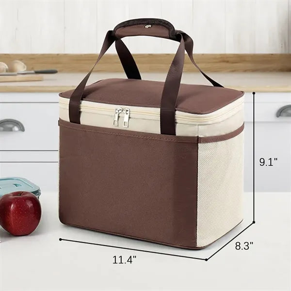 Durable Lunch Insulated Bag With Aluminum Foil Lining