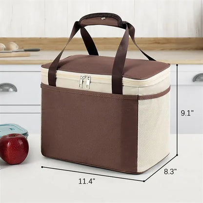 Durable Lunch Insulated Bag With Aluminum Foil Lining