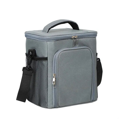 Front Opening Detachable Shoulder Strap Insulated Lunch Bag