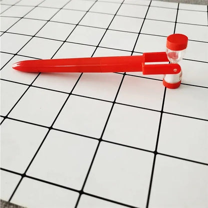 Fine Tip Ergonomic Grip Sand Timer Fun Novelty Ballpoint Pen