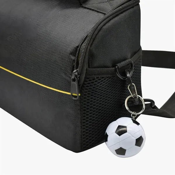 Retractable Keychain Soccer Ball Fun Novelty Gel Ink Pen