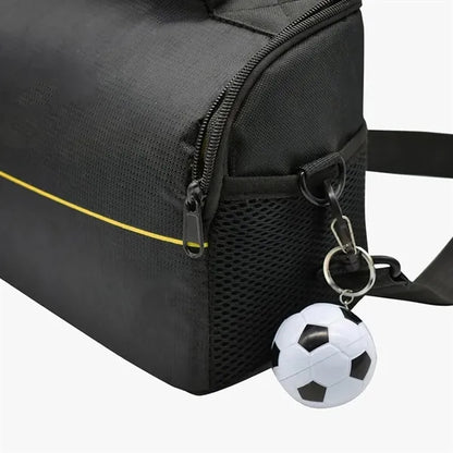 Retractable Keychain Soccer Ball Fun Novelty Gel Ink Pen
