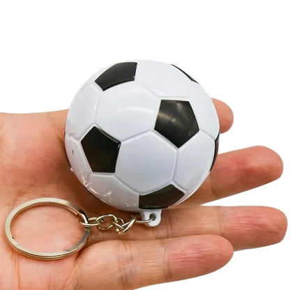 Retractable Keychain Soccer Ball Fun Novelty Gel Ink Pen