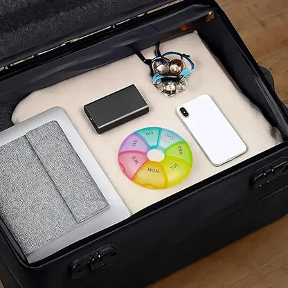 7 Day Weekly Portable Pill Box for Travel