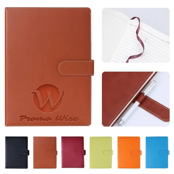 A4 Lay-Flat Bookmark Ribbon Premium Thicken Journal