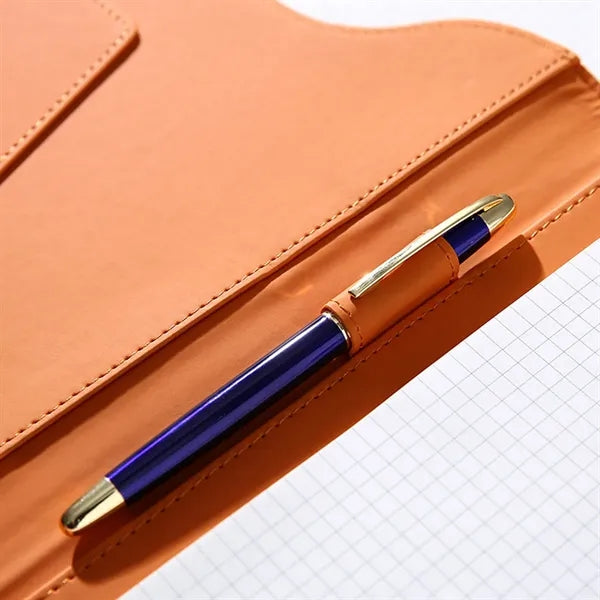 Multi-Pocket Organizer PU Leather A4 Writing Board Padfolio