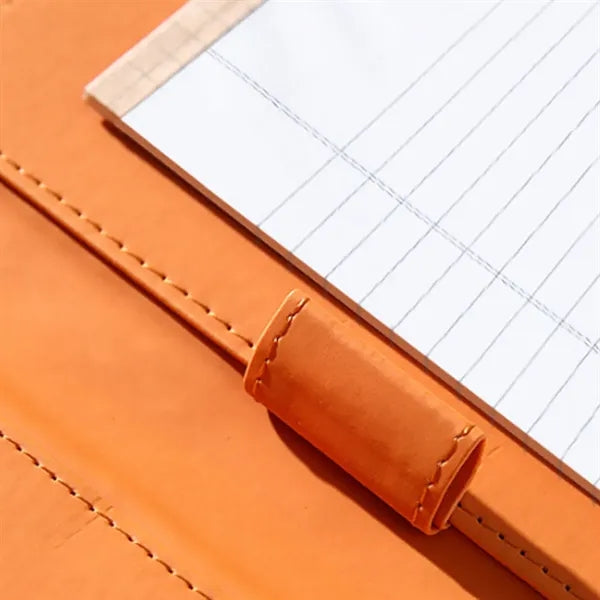 Multi-Pocket Organizer PU Leather A4 Writing Board Padfolio