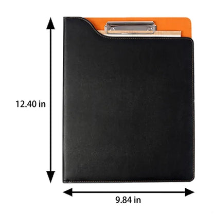 Multi-Pocket Organizer PU Leather A4 Writing Board Padfolio