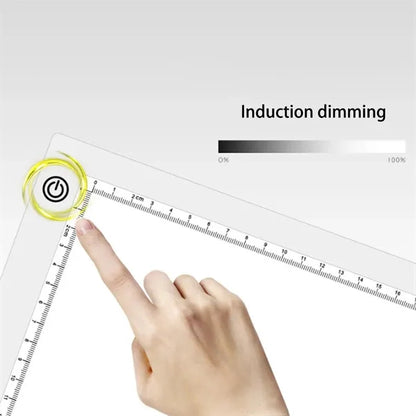 3 Brightness Levels Thin USB-Powered A4 LED Light Pad