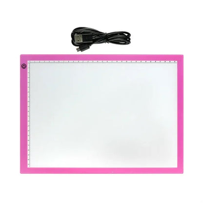 3 Brightness Levels Thin USB-Powered A4 LED Light Pad