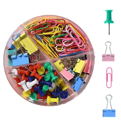 Office Stationery Set Office Supplies Clips Kit